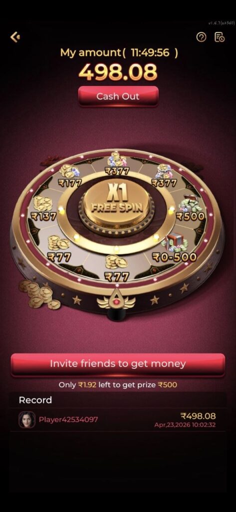 IE777 game app interface with casino games and mobile gaming features
